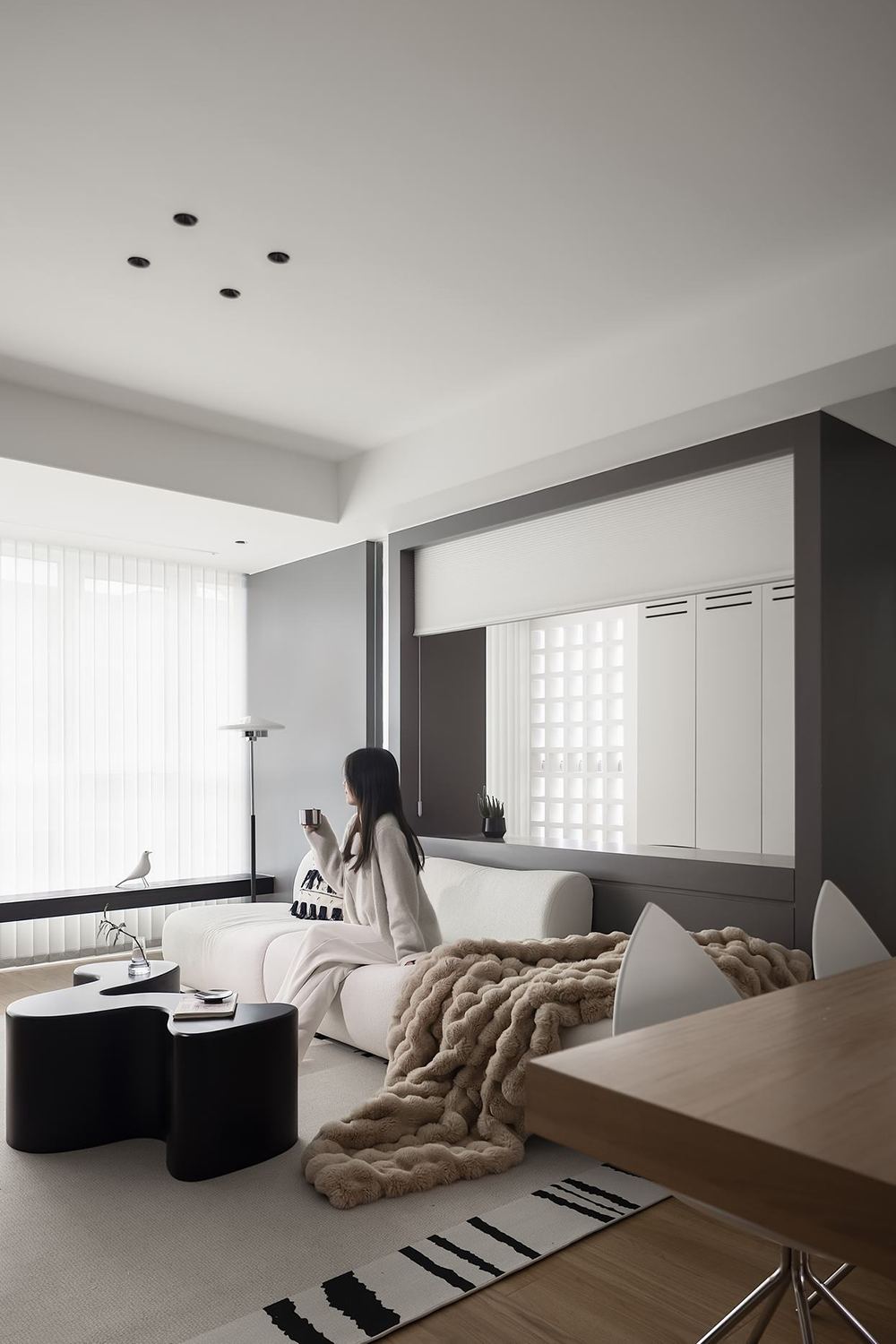 极简纯粹的合肥置地栢悦湾私宅设计丨中国合肥丨习本设计-5