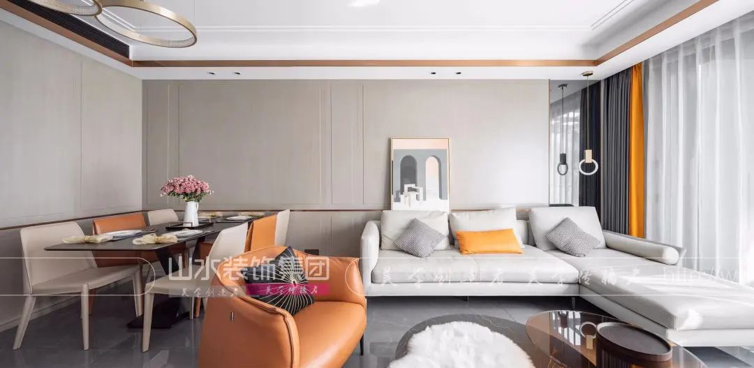 悦湖山院现代轻奢家居设计丨李森-40