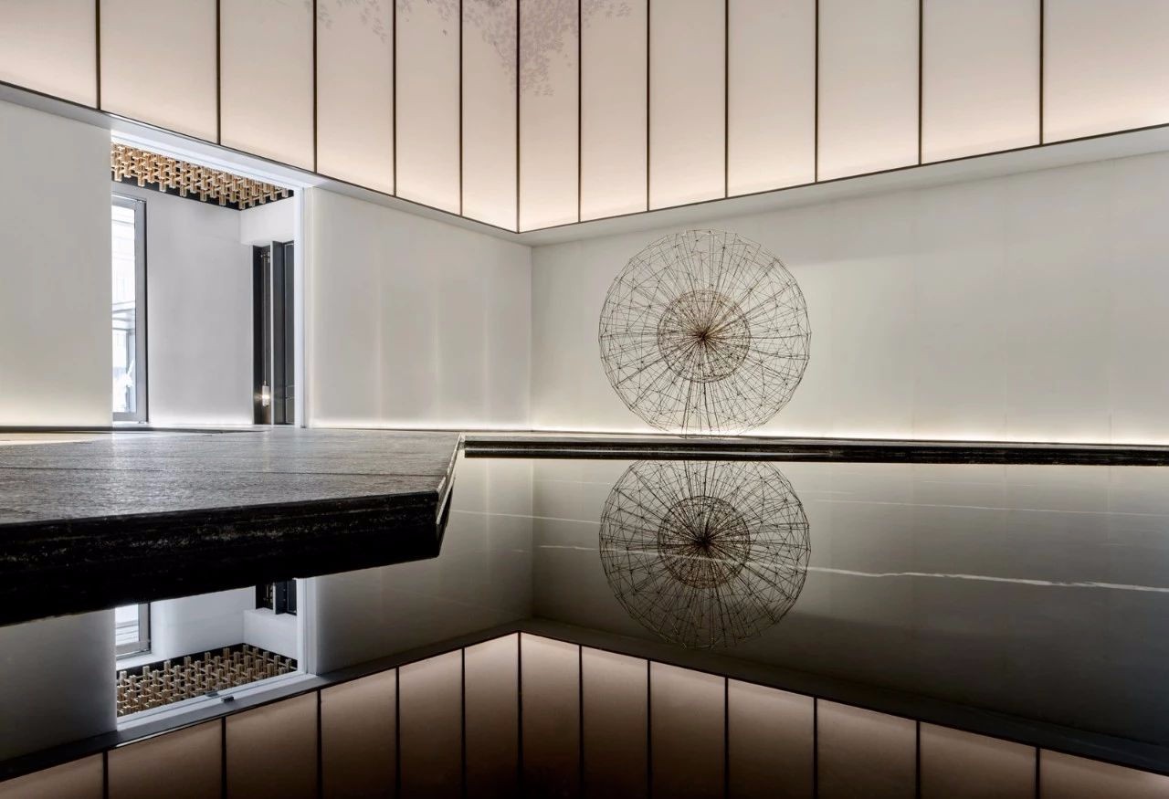 无间设计打造 1200㎡东方摩登营销中心-8