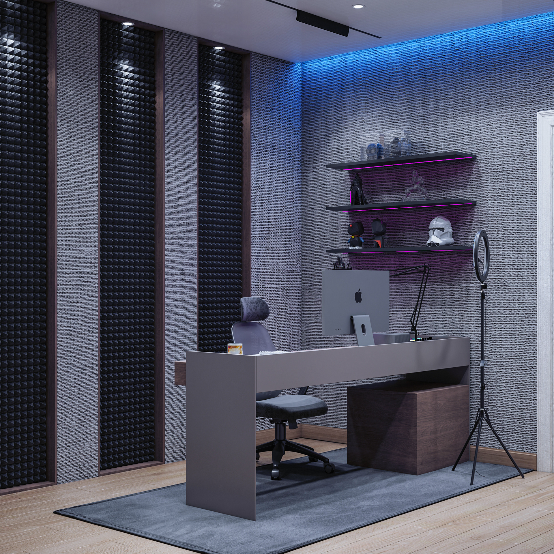 Youtuber 房间设计丨埃及丨DEBO Architecture & Contracting-9