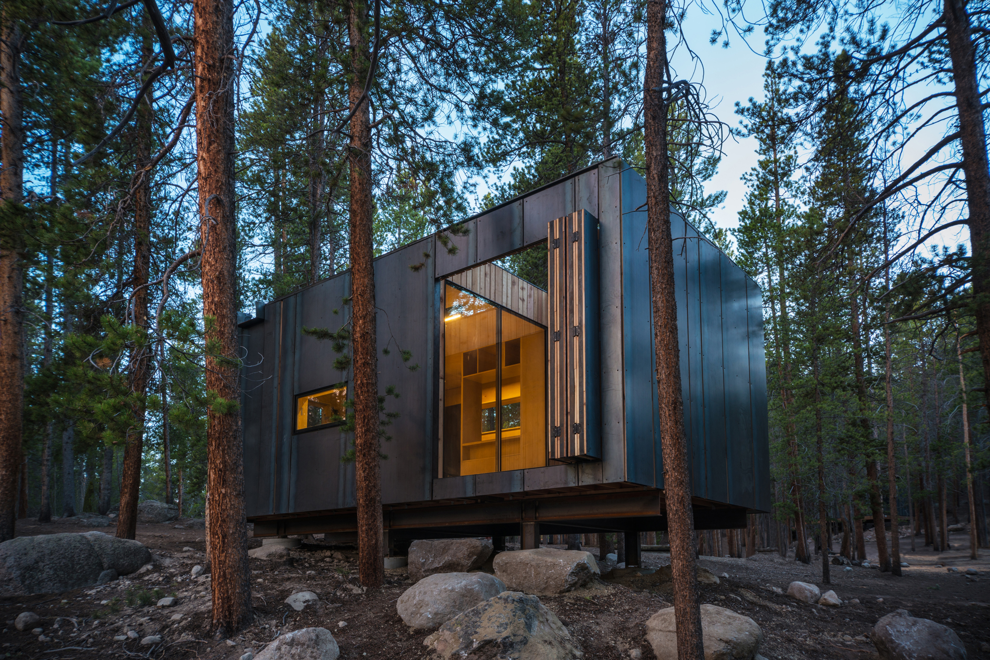 科罗拉多落基山脉迷你小屋建设项目丨美国科罗拉多丨科罗拉多大学科罗拉多建筑工作室-35