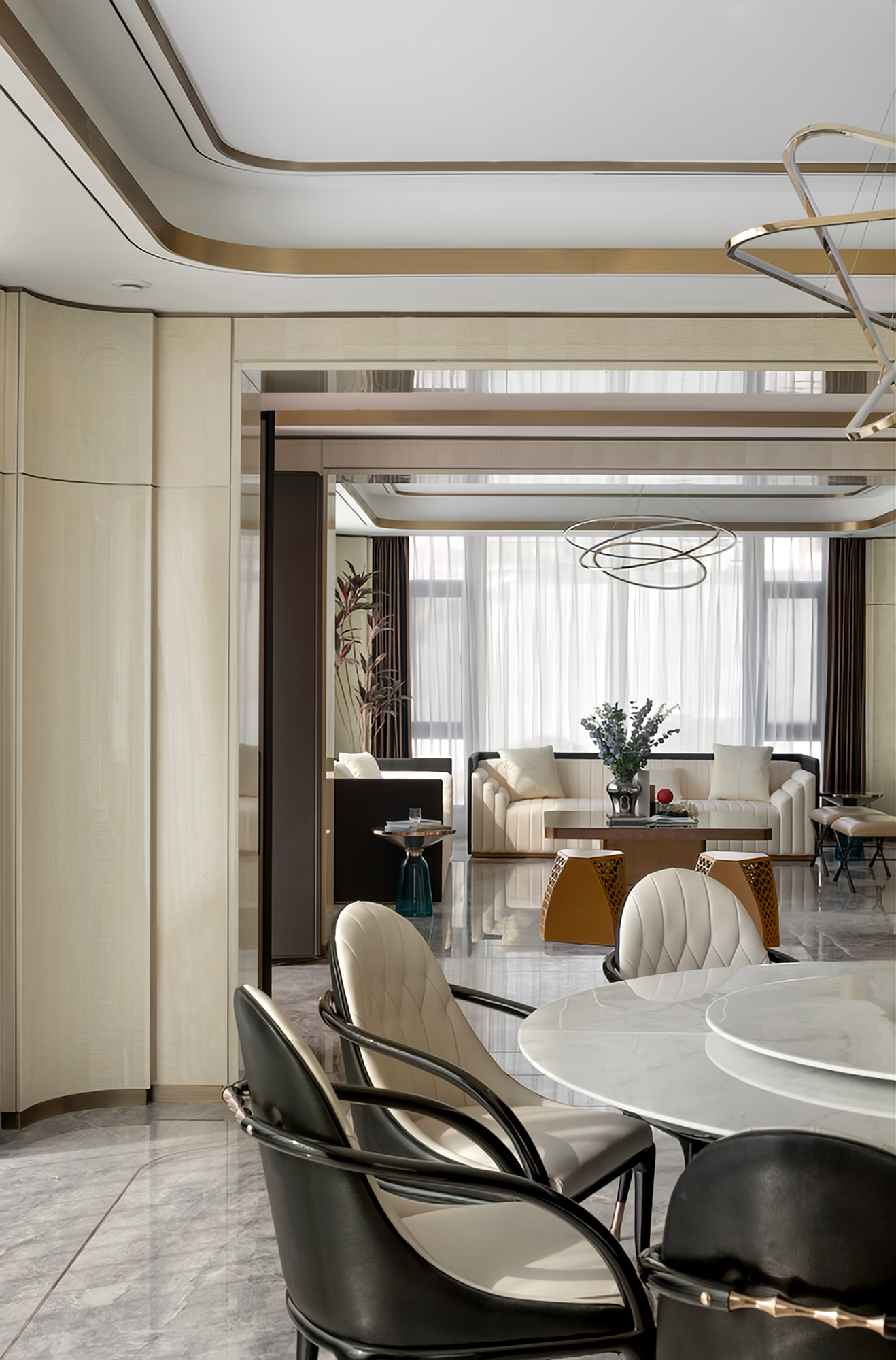 凝光之境 向心而居丨中国浙江丨上海昊邸室内设计事务所-13