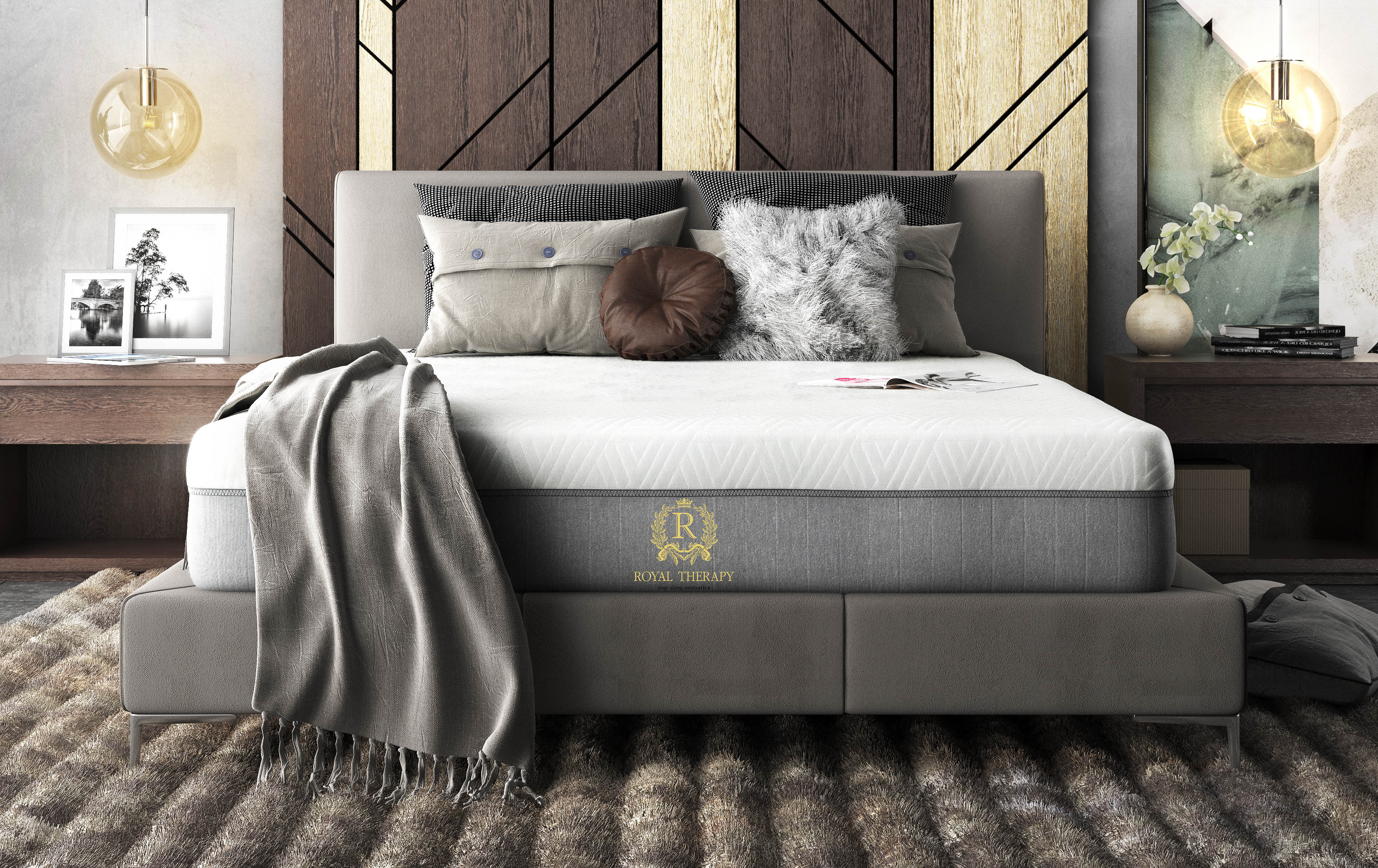 3d render and modeling set of furniture in interiors-7