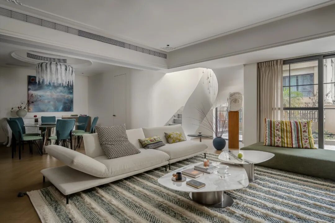 楼房花朵INBLOSSOM|私宅实景案例|龙湖麓宸200㎡现代法式下叠-32