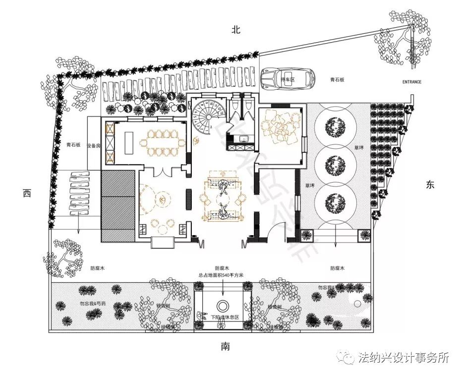 浪漫法式贯穿全屋，会所办公一体化别墅改造-60