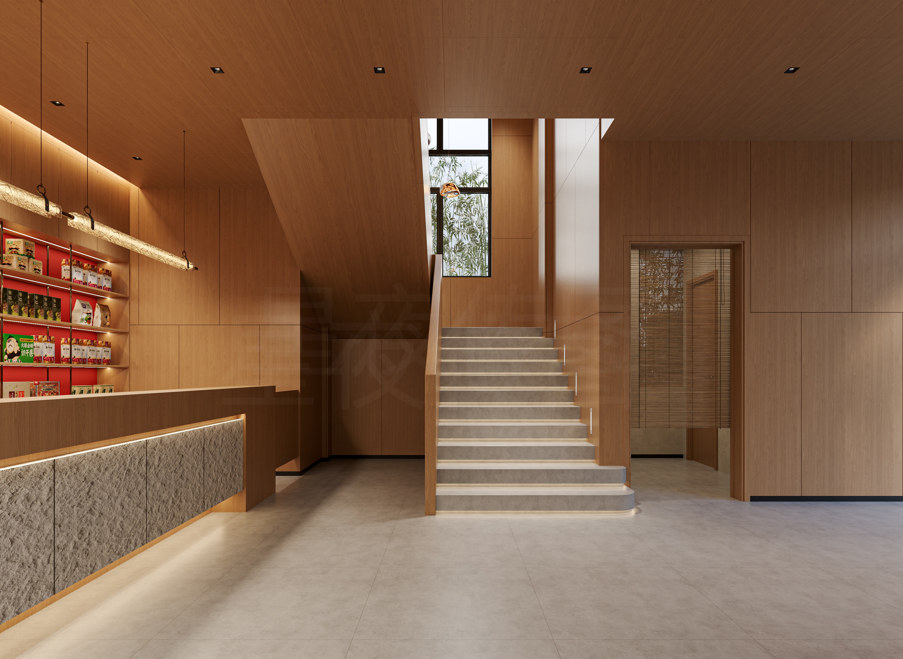 木色调为主的中式 餐厅 给消费者一种不一样的感觉-7