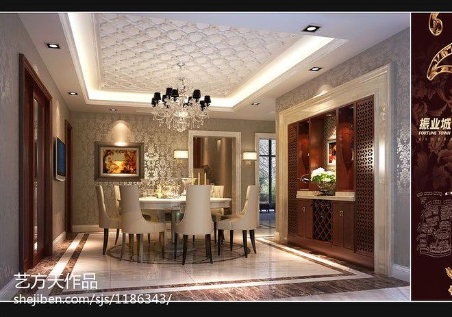 深圳振业城奢华欧式复式装修丨中国深圳-9