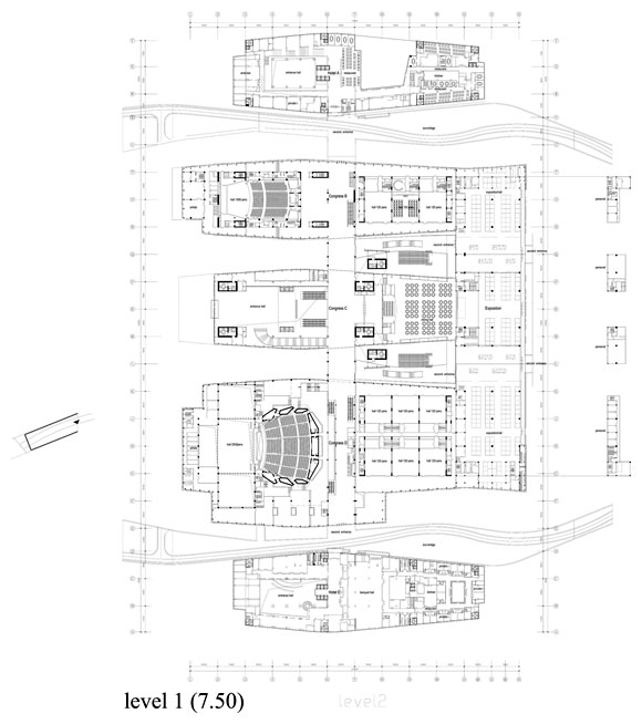 人造紅色峽谷，廣州白雲國際會議中心／BURO II + CITIC | FAM-47