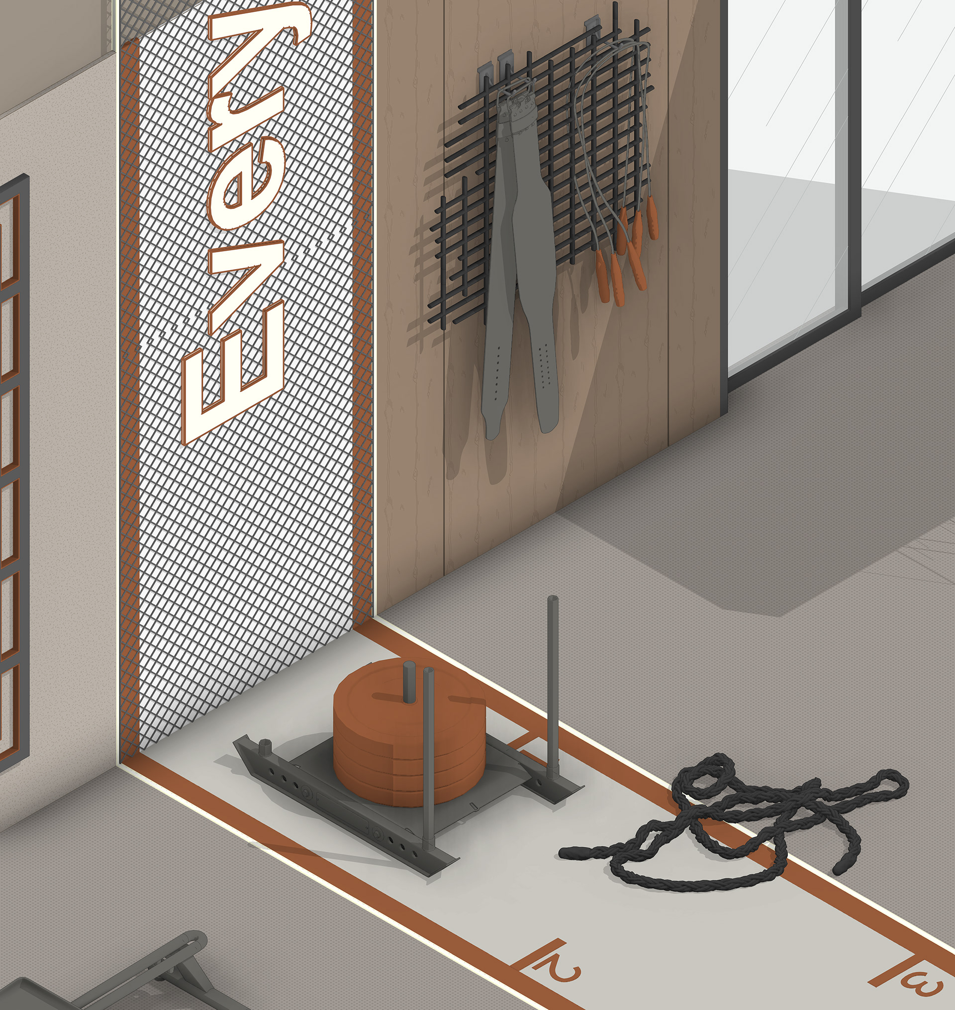 流氓健身俱乐部丨沙特阿拉伯利雅得丨Dusk Architecture-53