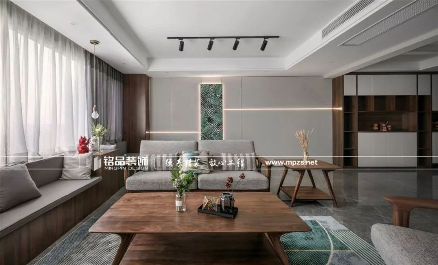 130㎡北欧原木风,都市绿意生活的哲学-36