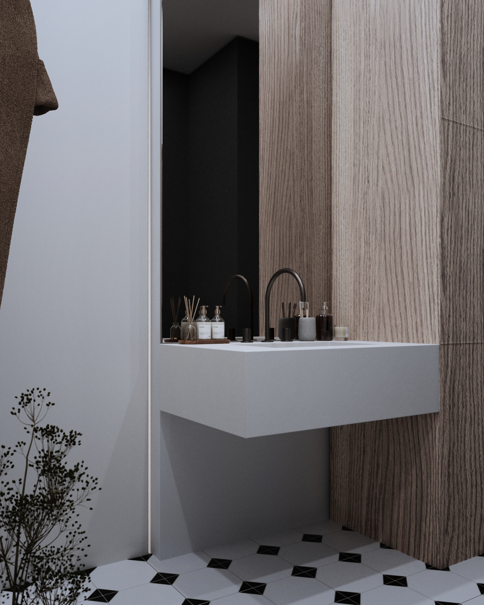 Seliger City 公寓室内设计丨俄罗斯莫斯科丨Alena Kokueva-18