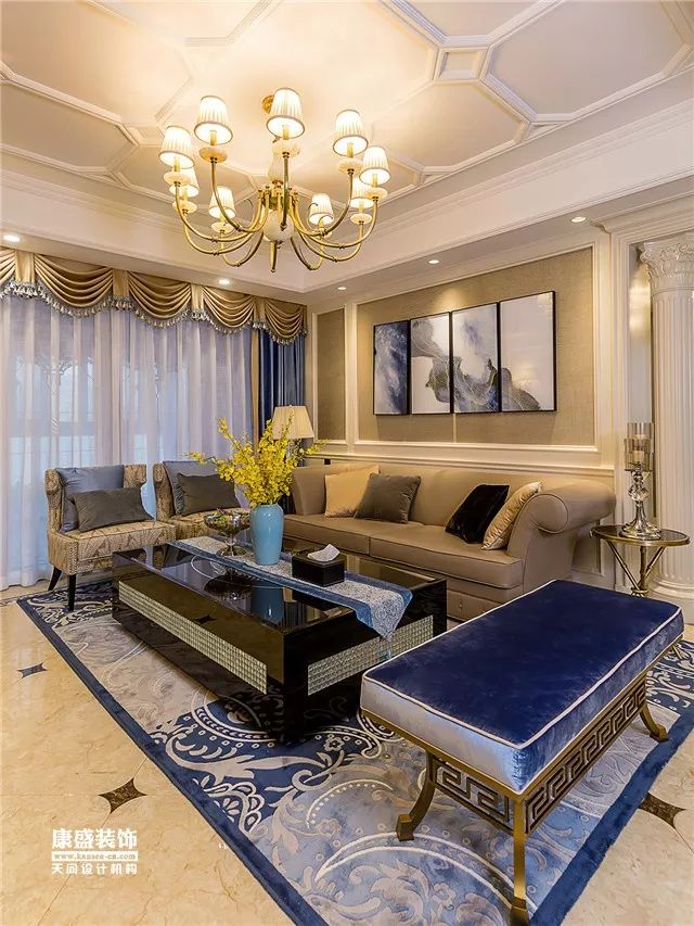 130㎡欧式轻奢公寓，打造私享阳光马德里-35