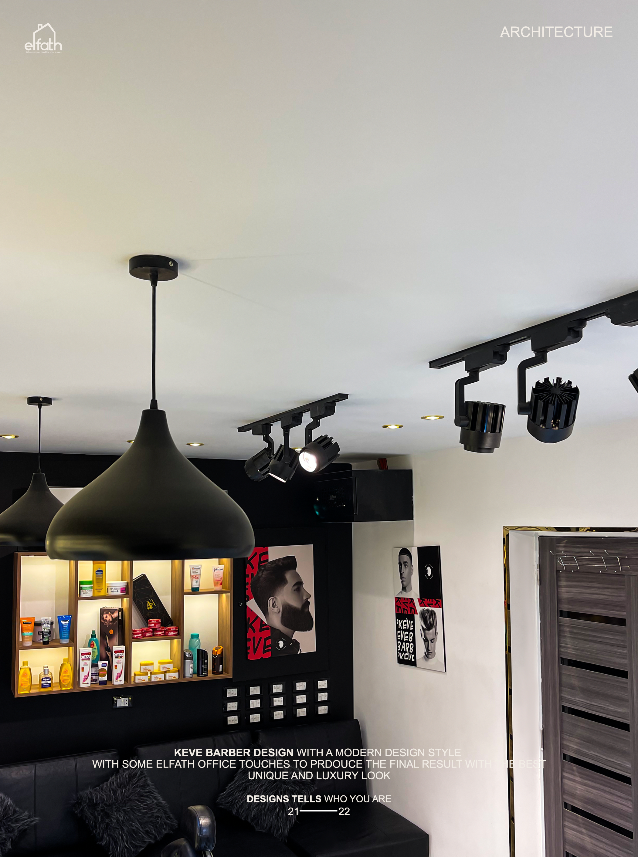 Keve barber - interior design --74