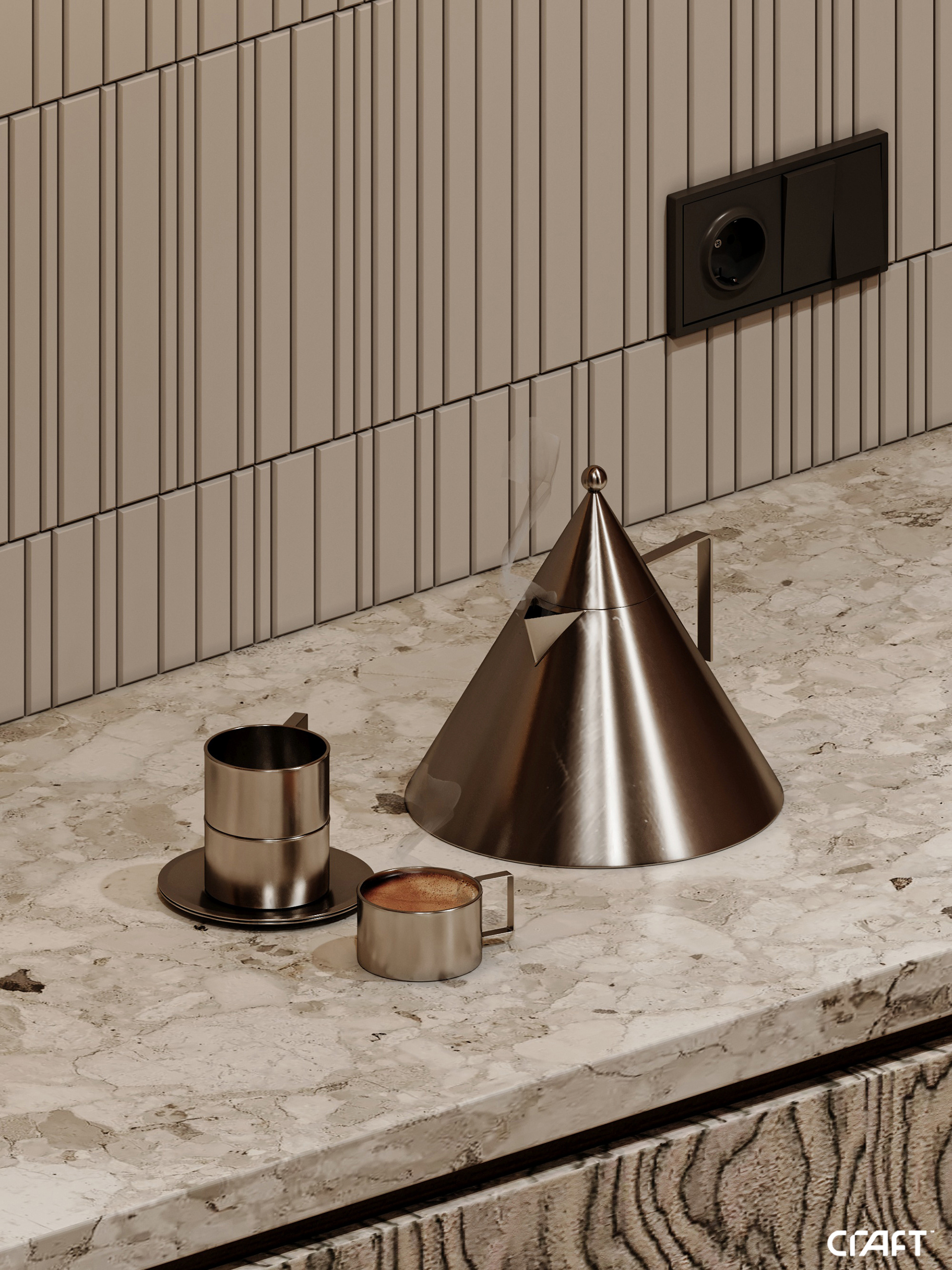 起居空间·健身房·小厨房丨沙特阿拉伯丨Square Meter Office-35