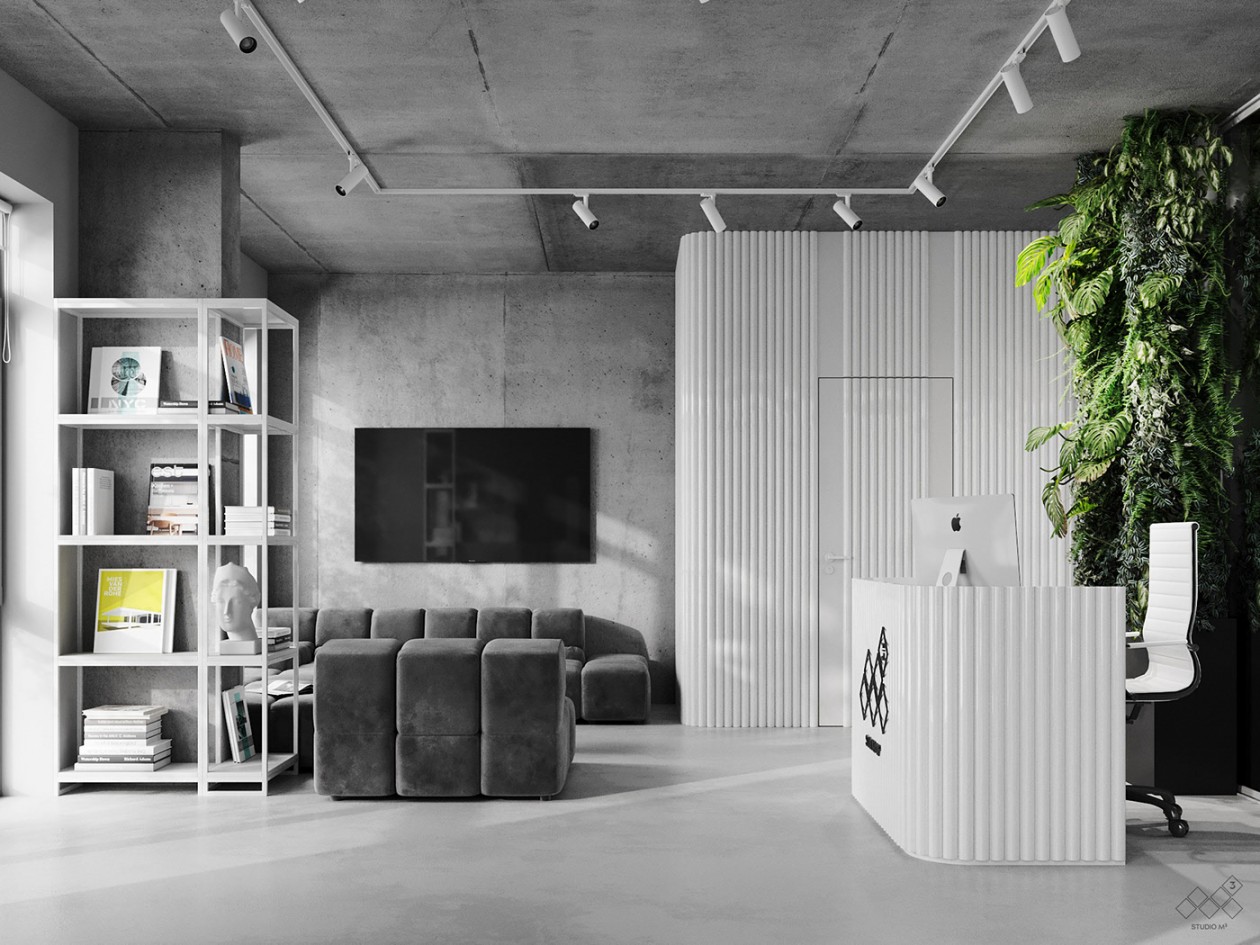 乌克兰基辅86㎡办公空间设计-4