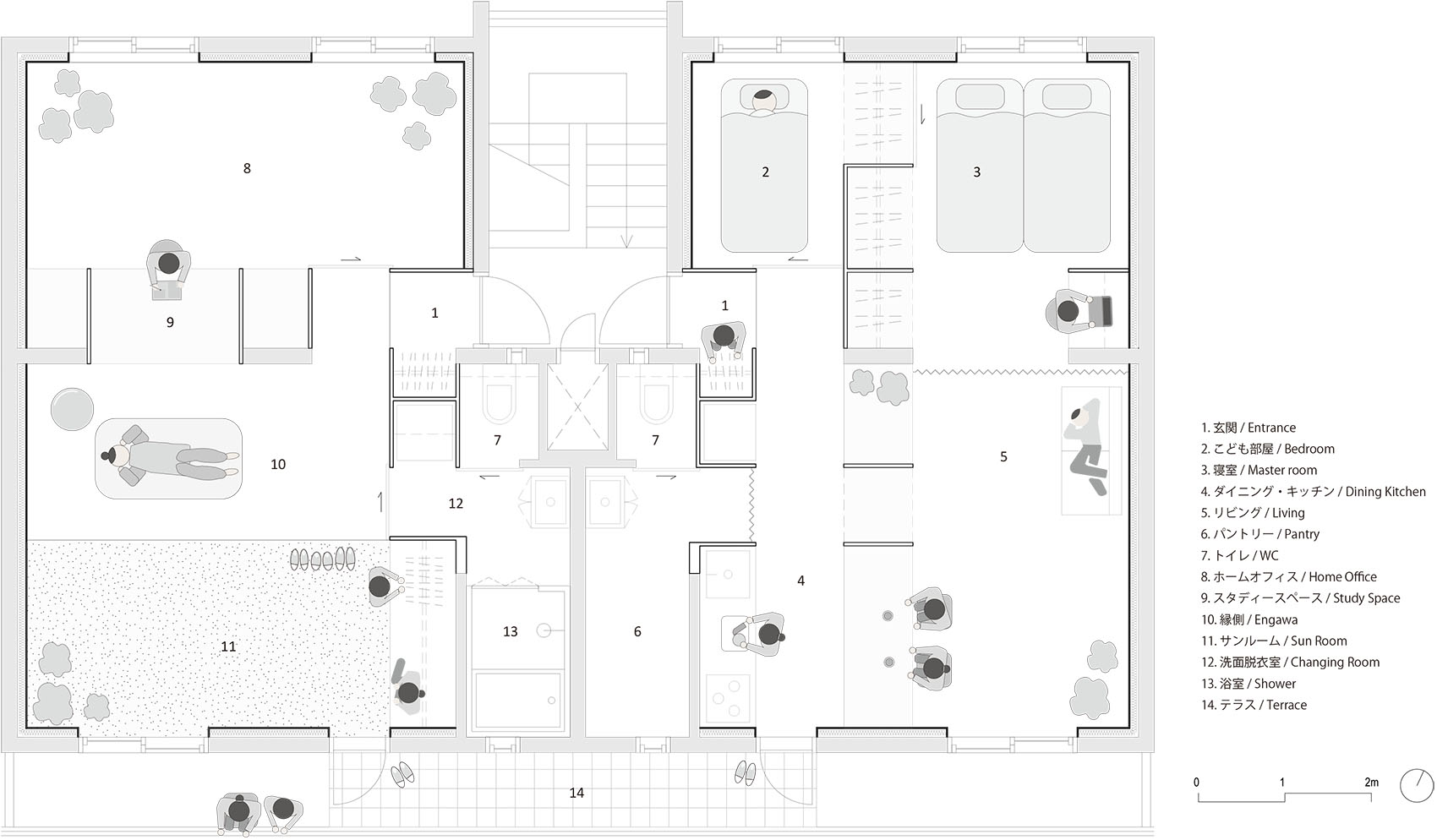 Omoya and Hanare 公寓丨日本丨YSLA architect-35