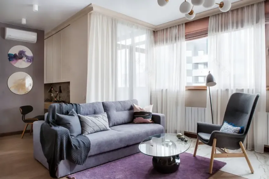 简单窗帘打造温馨小户型公寓-2