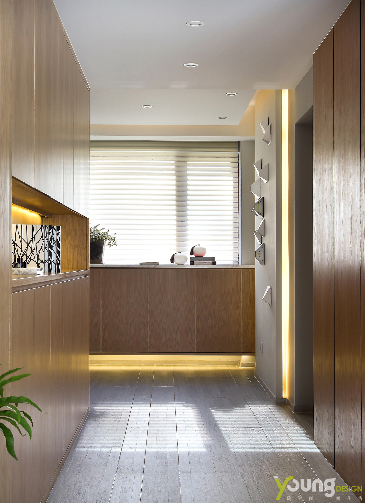 漾设计Young Design｜深圳市福田兰江山第—《悠见南山》-14