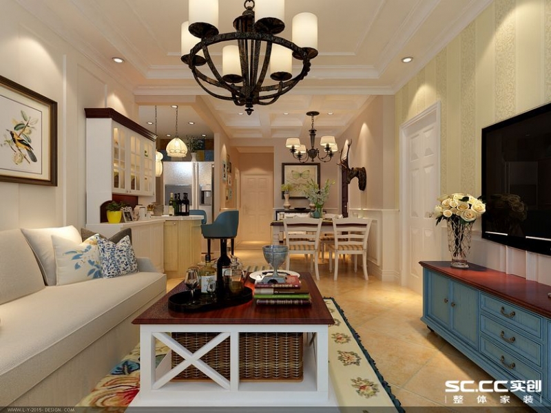 【上海实创装饰】浦东金桥90平简美风格婚房装修设计-6