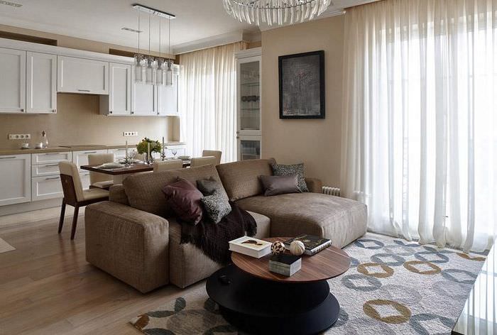 20平米厨房客厅设计案例-3