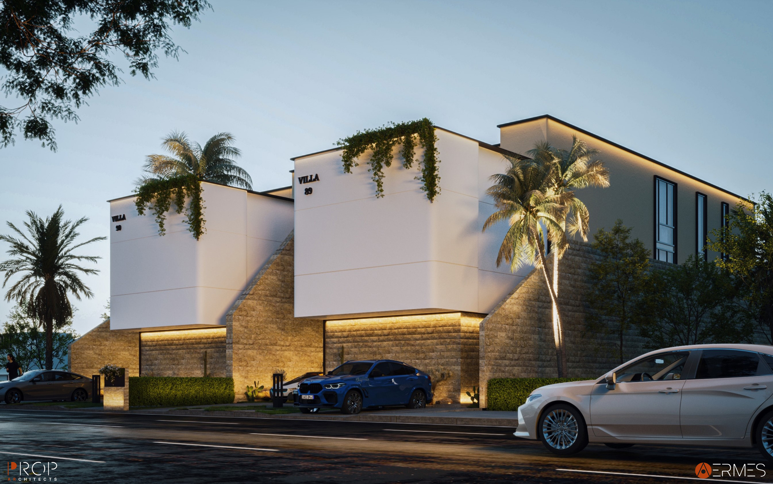 别墅外观丨沙特阿拉伯丨PROP & AERMES ARCHITECTS-11