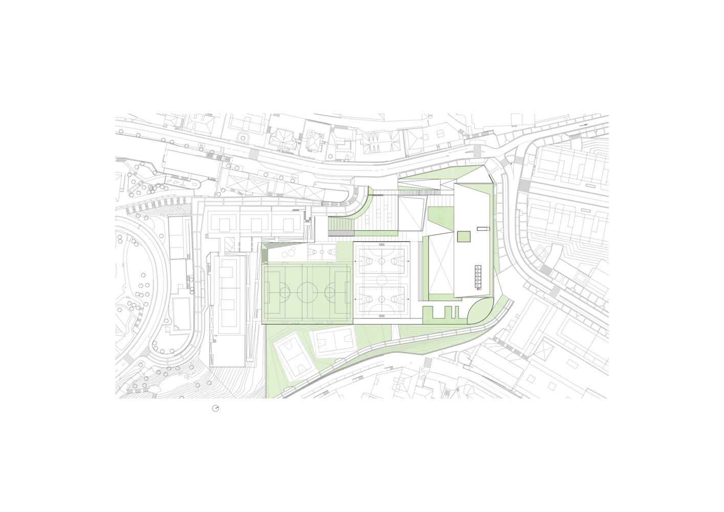 西班牙圣塞巴斯蒂安 Aldapeta María Ikastetxea 学校 | 现代教育建筑的典范-79