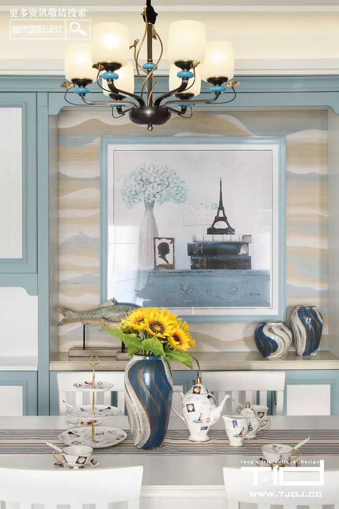 现代地中海风格家居设计丨锦华装饰-32