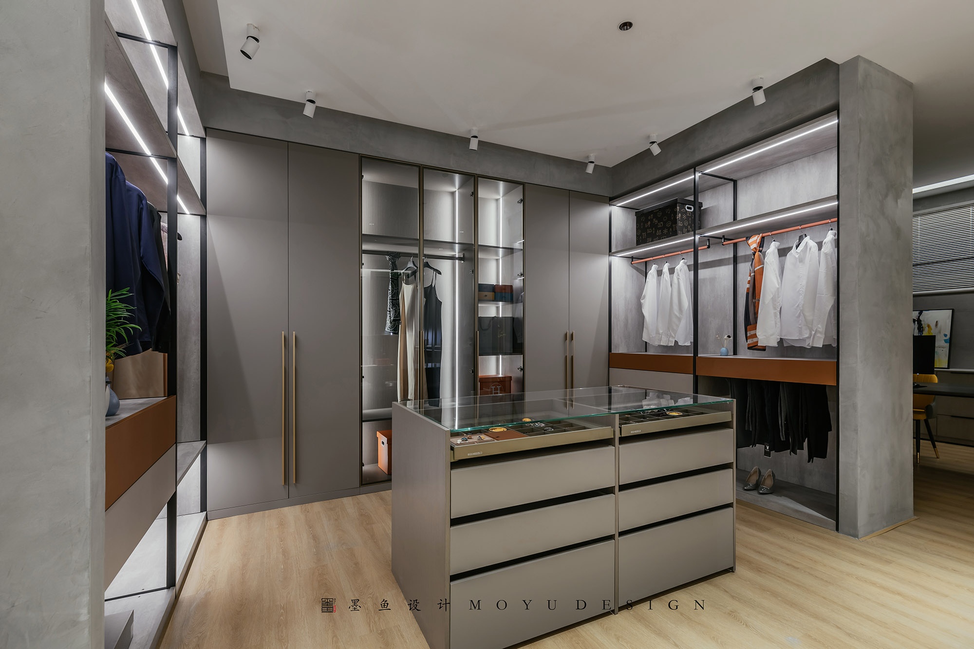 木兮贝全屋定制展厅丨墨鱼空间设计-53