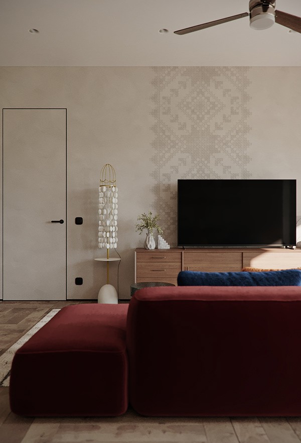 64㎡多彩小空间公寓设计-8