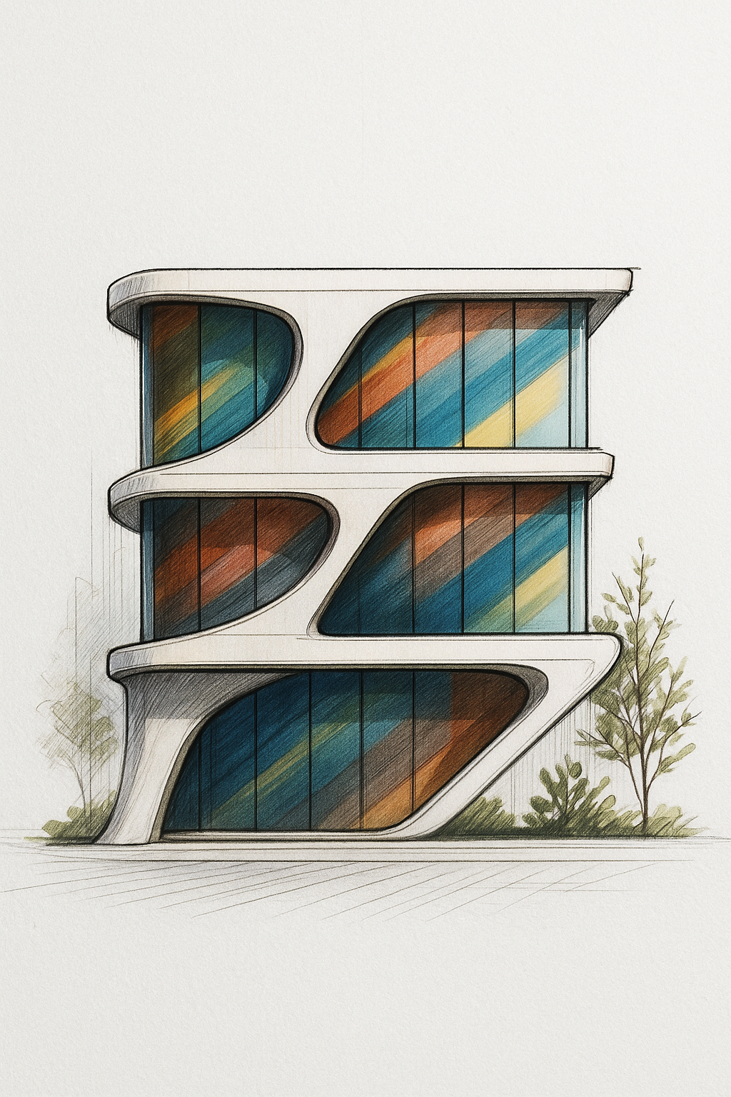 行政楼（有机设计,有机建筑）-1