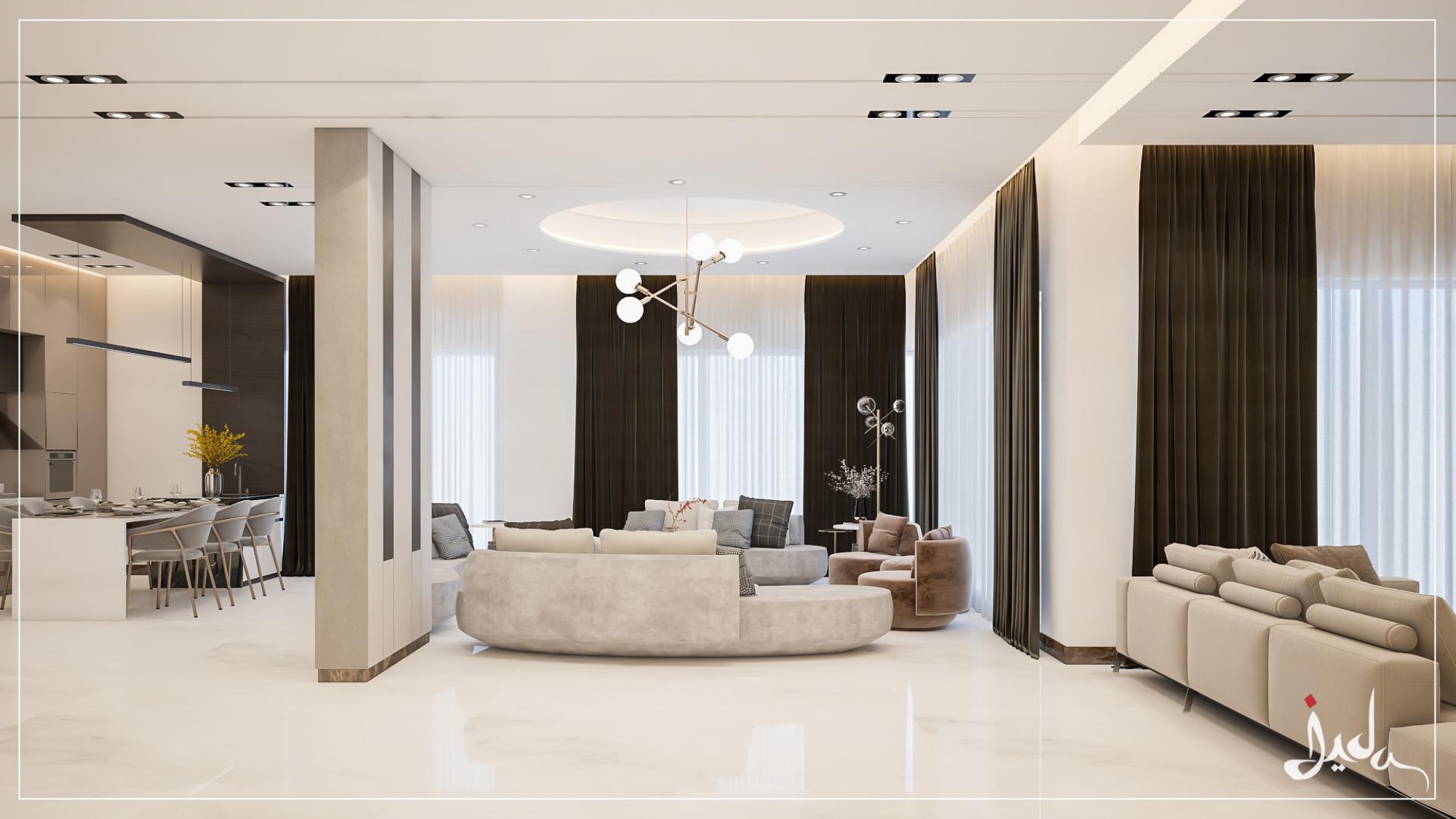 Modern Villa Interior-3