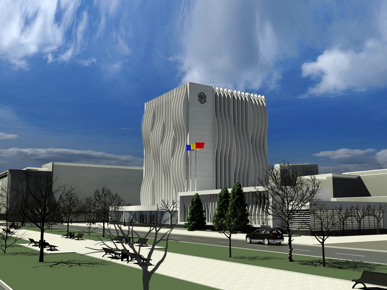 摩尔多瓦国家银行,基希纳乌的现代室内设计-8