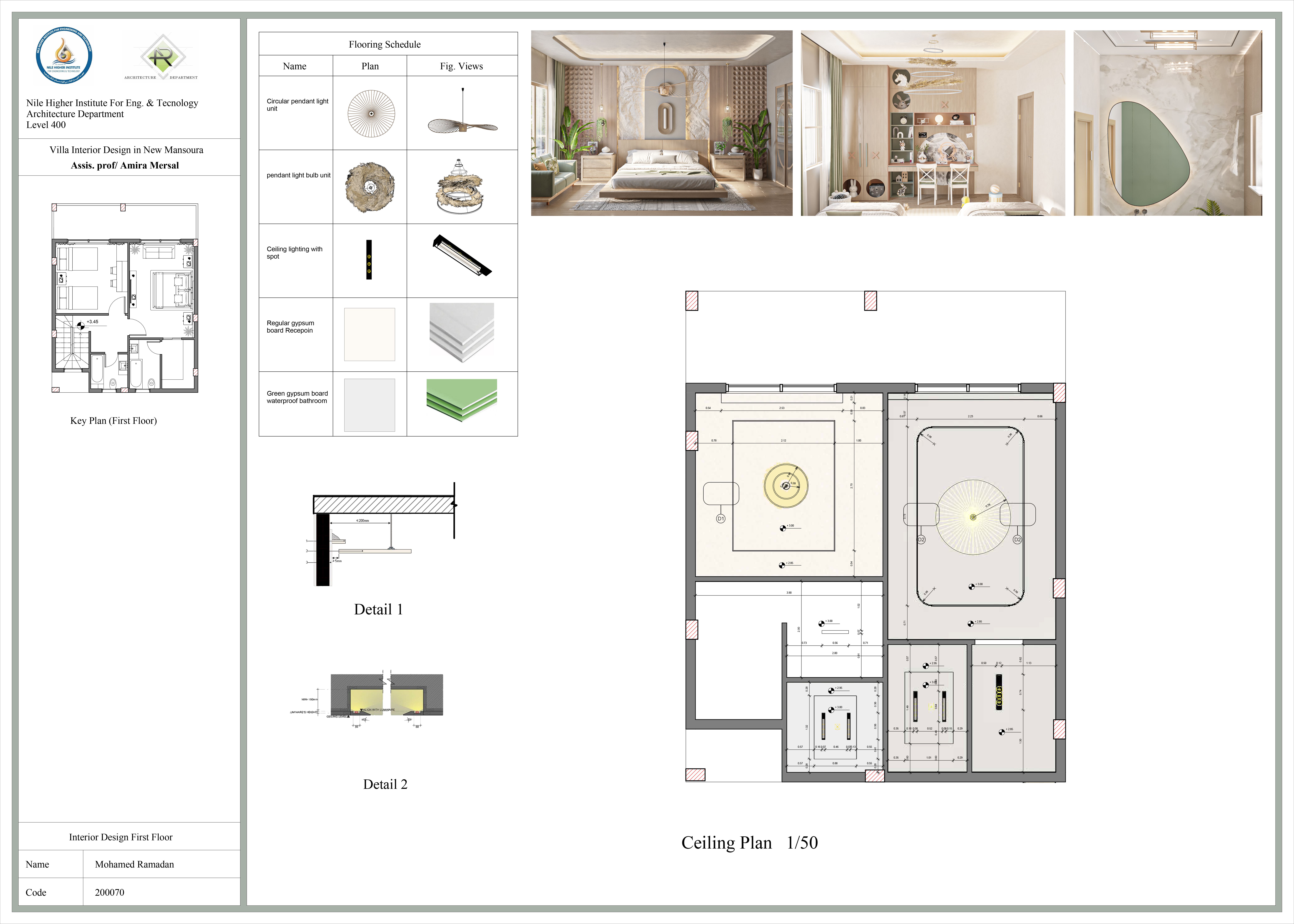 Interior design project | villa in New Mansoura-22
