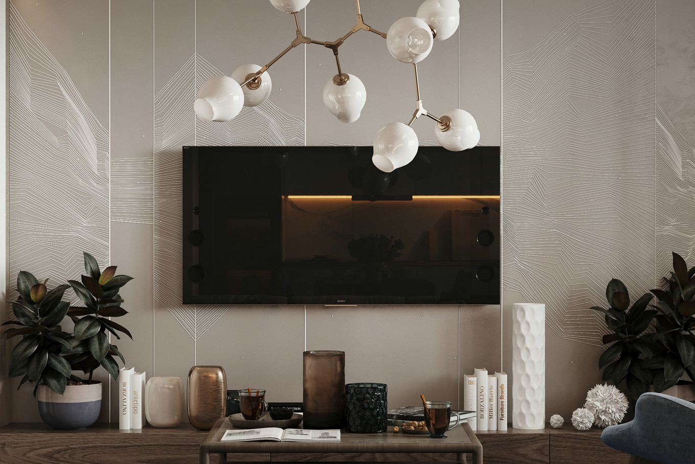 现代轻奢设计 | 细节尽显优雅格调-3