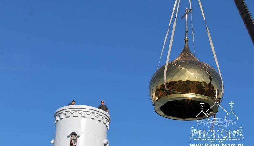 亚历山大·涅夫斯基教堂圆顶及鼓座制作安装丨俄罗斯莫斯科-17