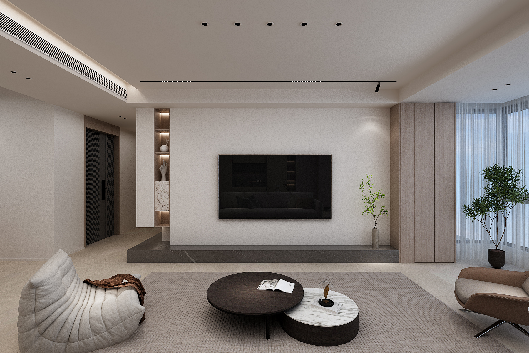 绿地·御景澜庭|143㎡现代住宅，质朴的低调-4