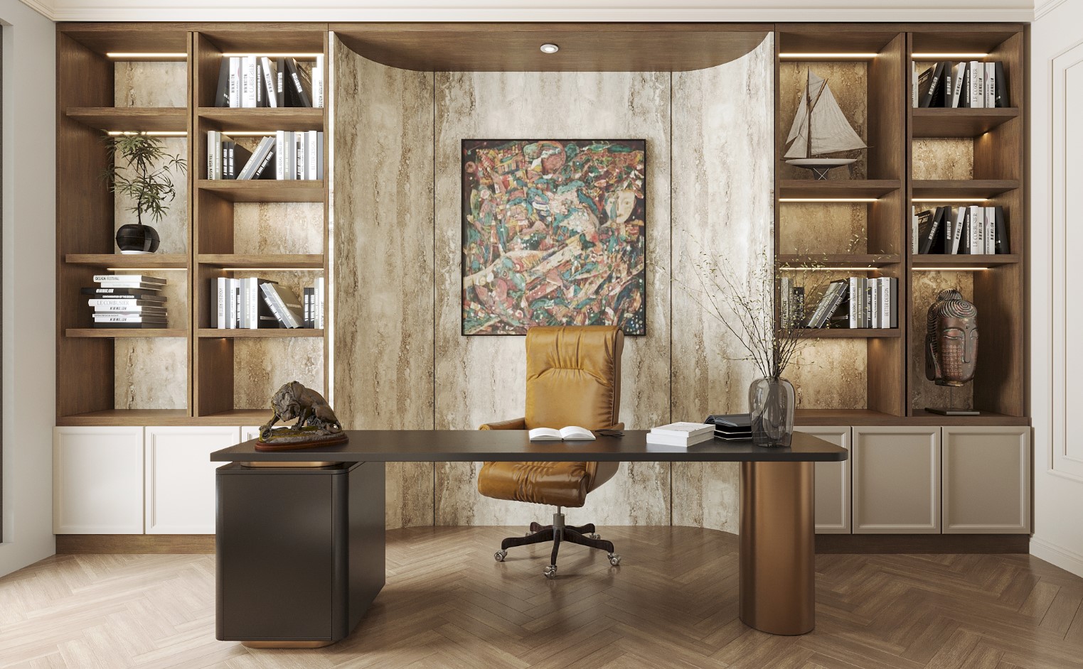 现代轻奢平层-7