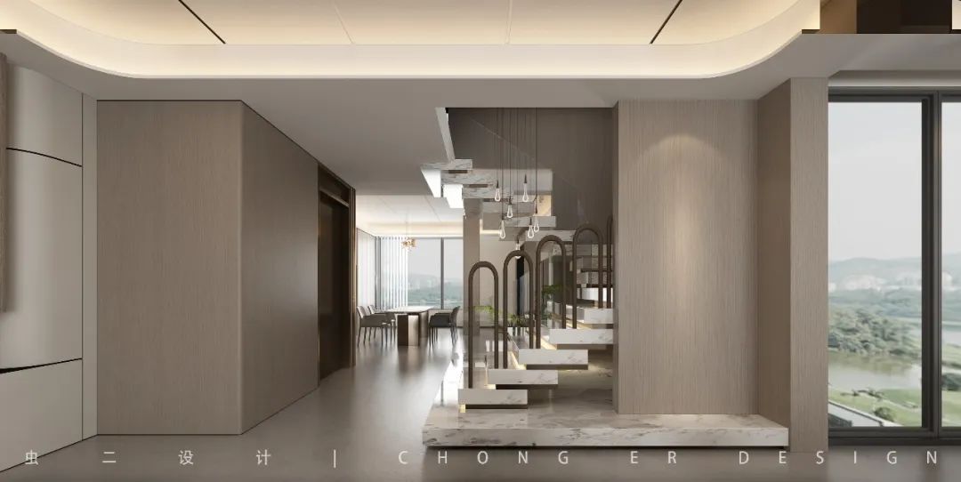 中骏柏景湾现代雅奢家居设计丨中国济南丨虫二设计-45