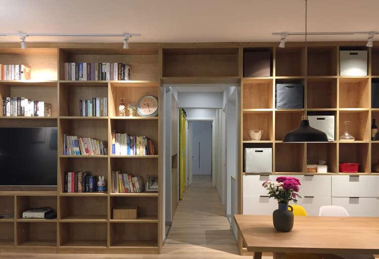 广州 184 平米三室一厅,简约原木风打造 INS 网红家-35