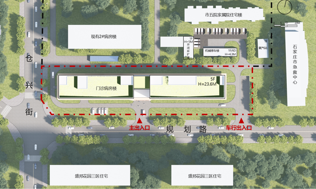 石家庄市第五医院综合院区|创新设计打造新时代医疗范本-12