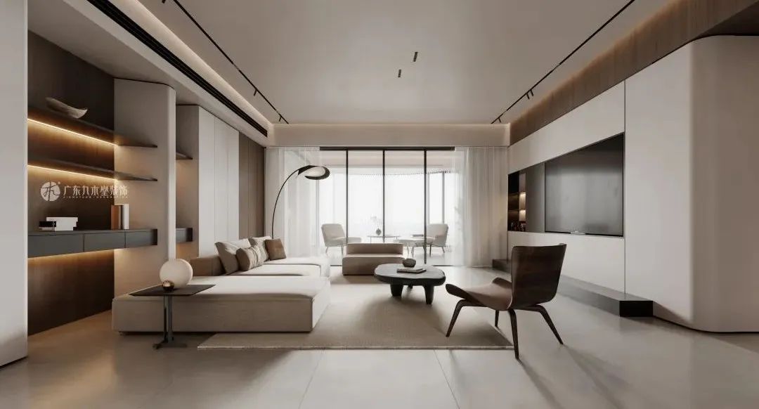 广东潮州海逸一号现代极简风格空间设计丨中国潮州丨潮州市九木堂装饰设计有限公司-29