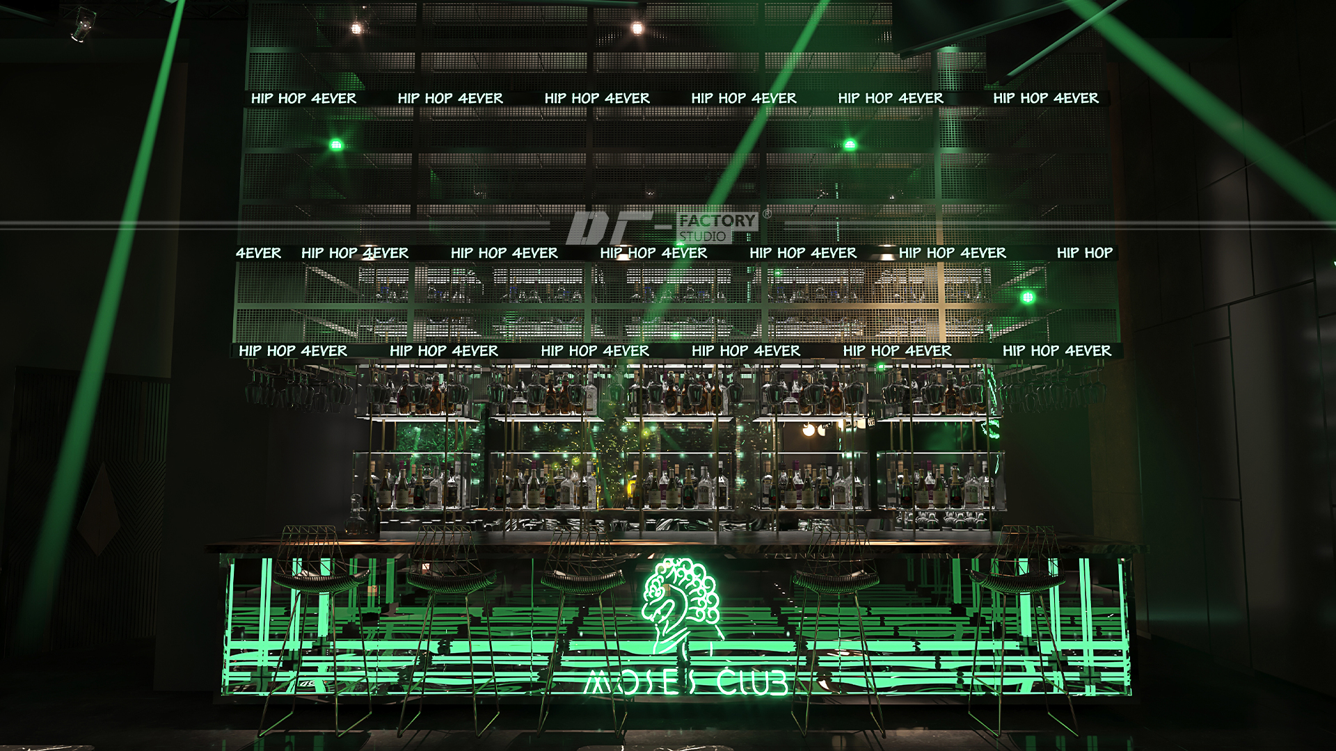 摩西 CLUB(曲靖店)丨中国曲靖丨鱼骨设计-10