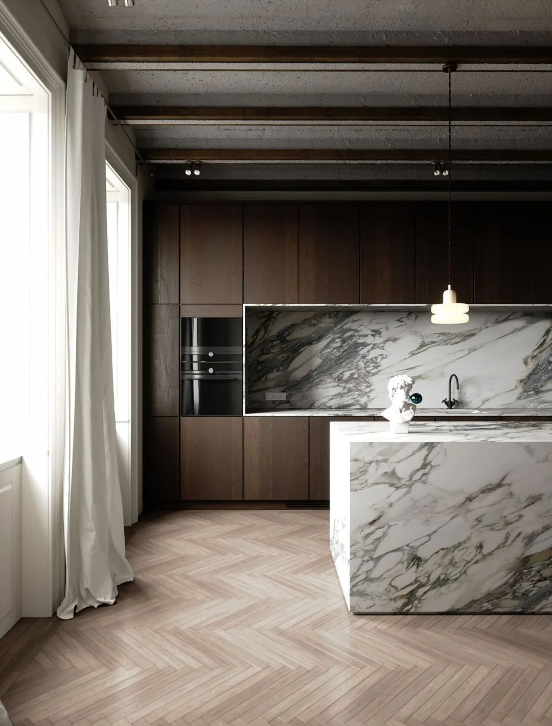 现代轻奢公寓设计丨Konstantin Kildinov-8