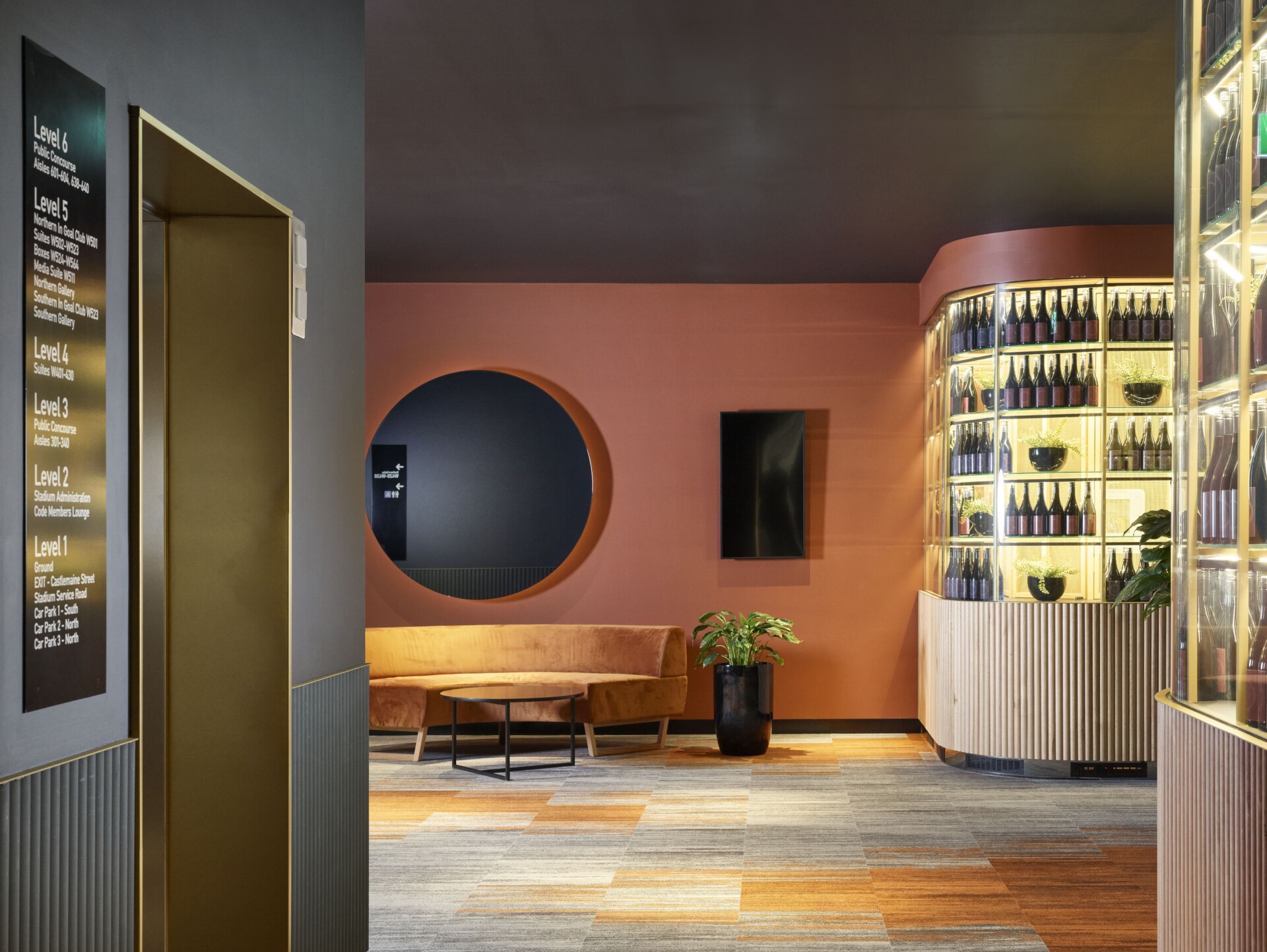 Queensland’s Suncorp Stadium hospitality spaces get a vibrant - and sustainable - update. | IndesignLive-6