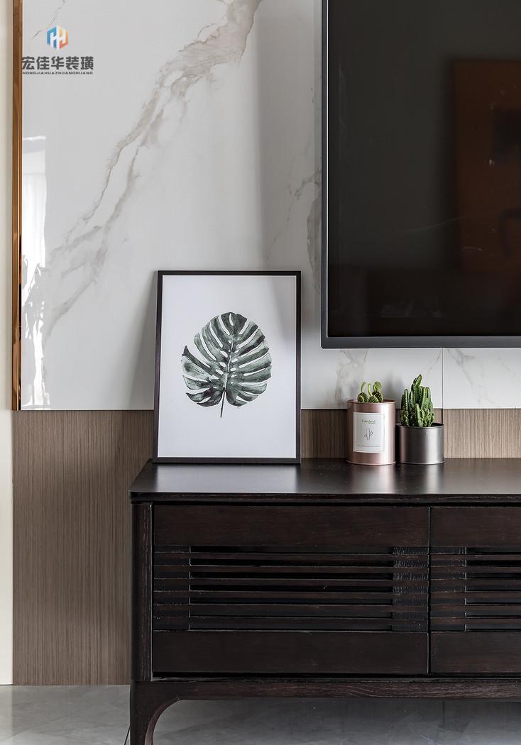 宏佳华装璜赏心 118㎡现代风 温馨宜居空间设计-3