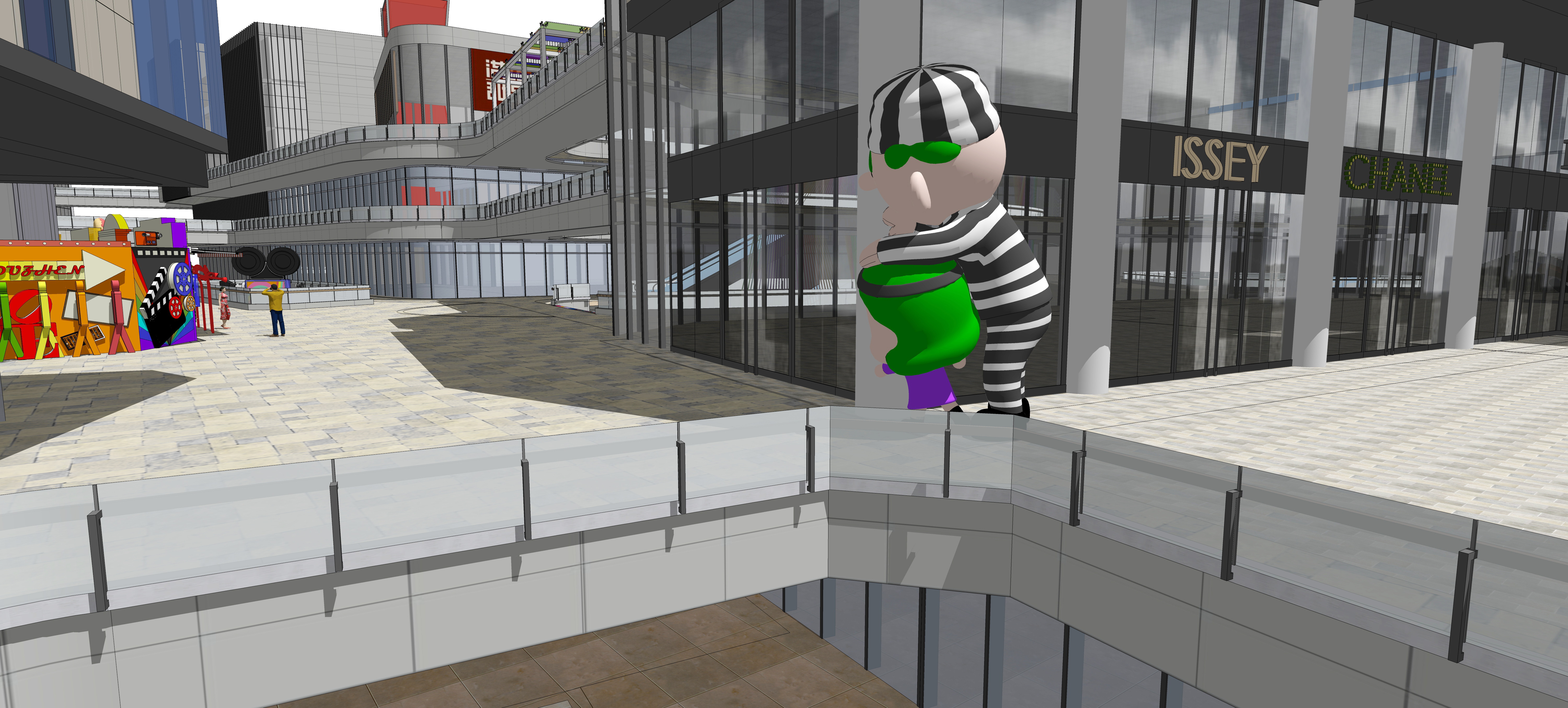 合肥庐西门广场室外商街包装-59