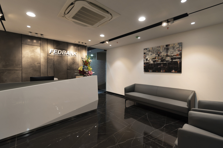 印度 Fedbank 银行总部室内设计-23