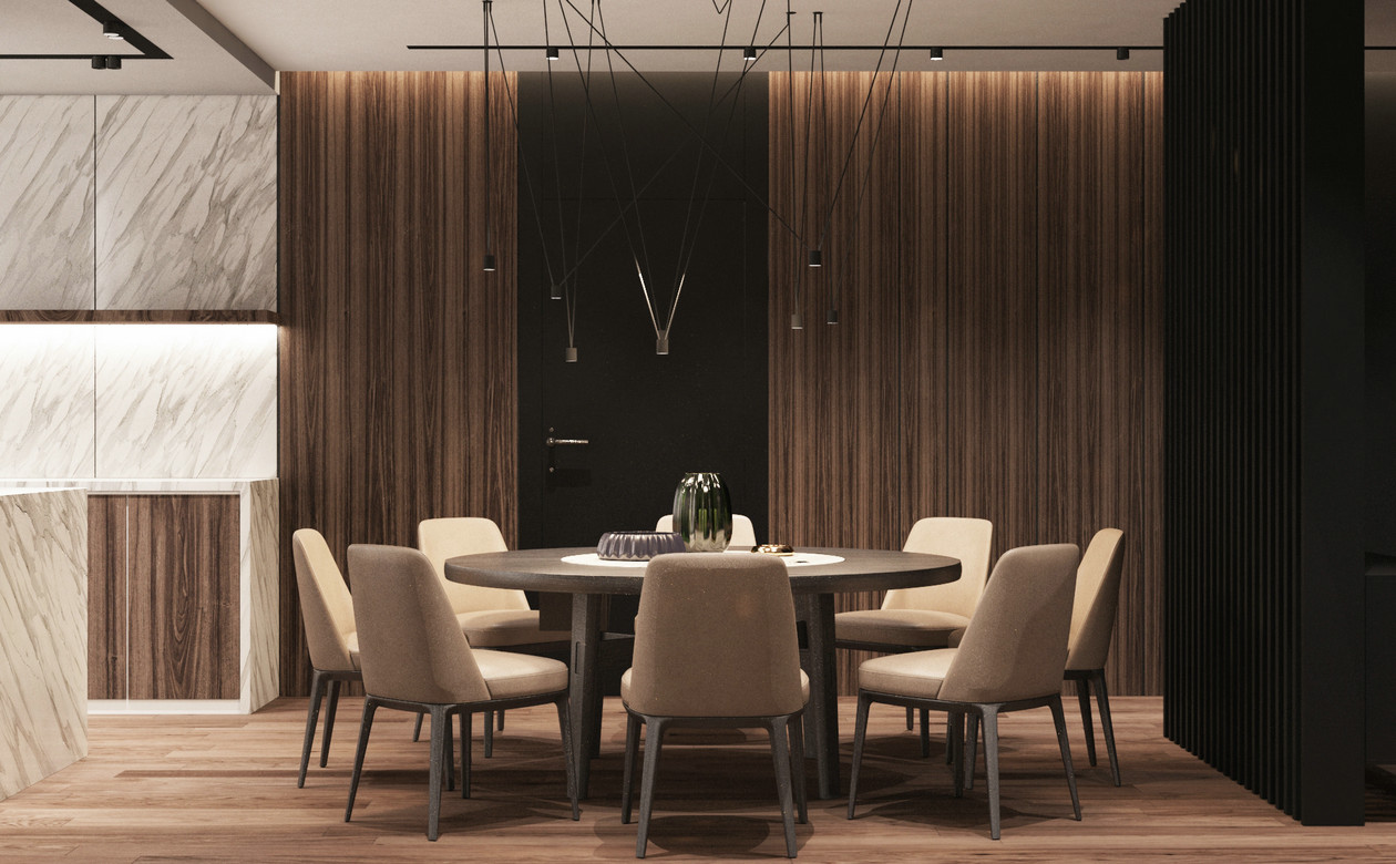 乌克兰 88㎡奥博隆公寓，现代简约设计-8