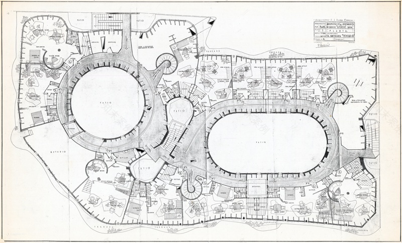 米拉之家海湾新公寓室内设计,米拉之家地下室适配礼堂和高迪厅丨西班牙巴塞罗那丨Francisco Juan Barba Corsini-35