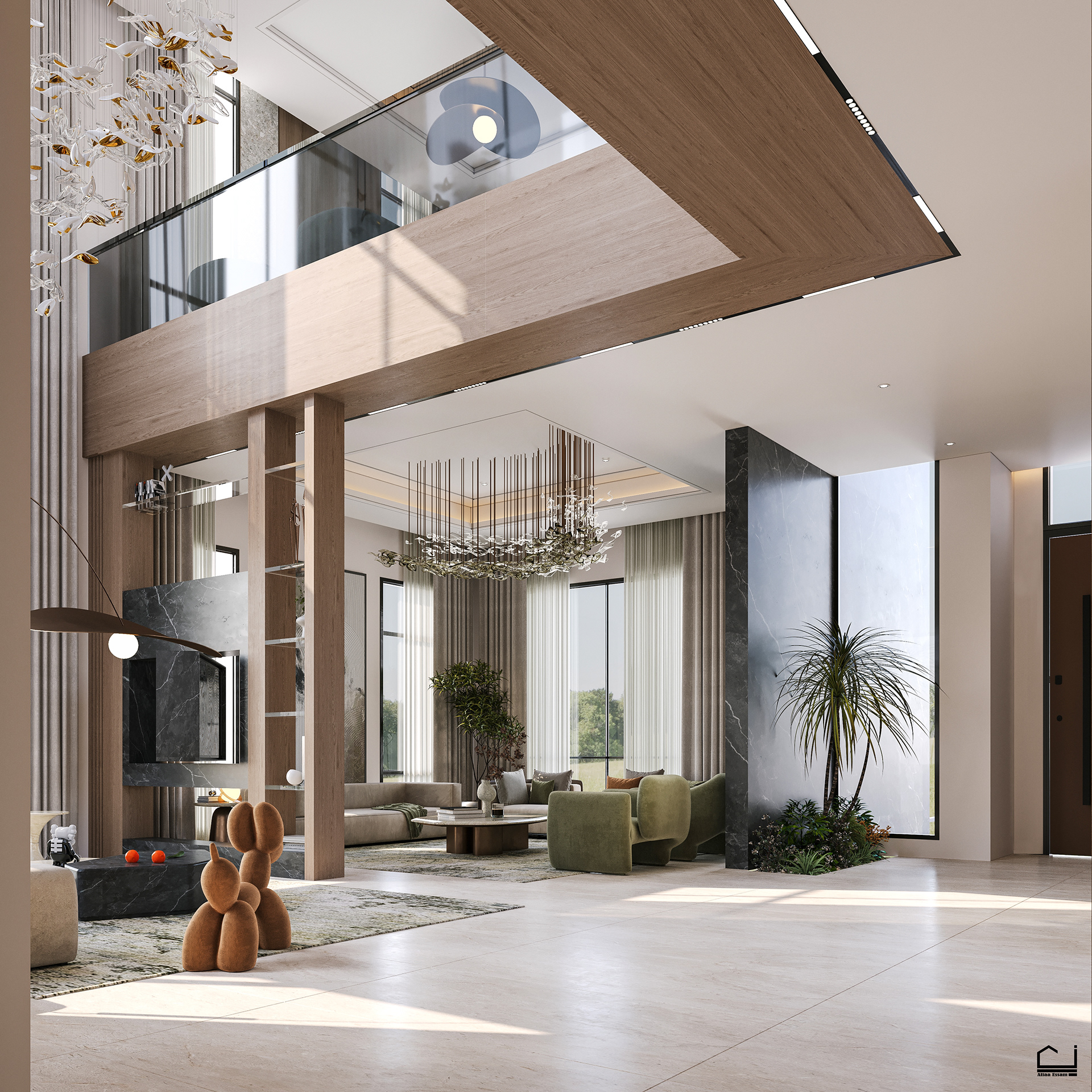 现代大厅丨阿联酋丨Aliaa Essam-2